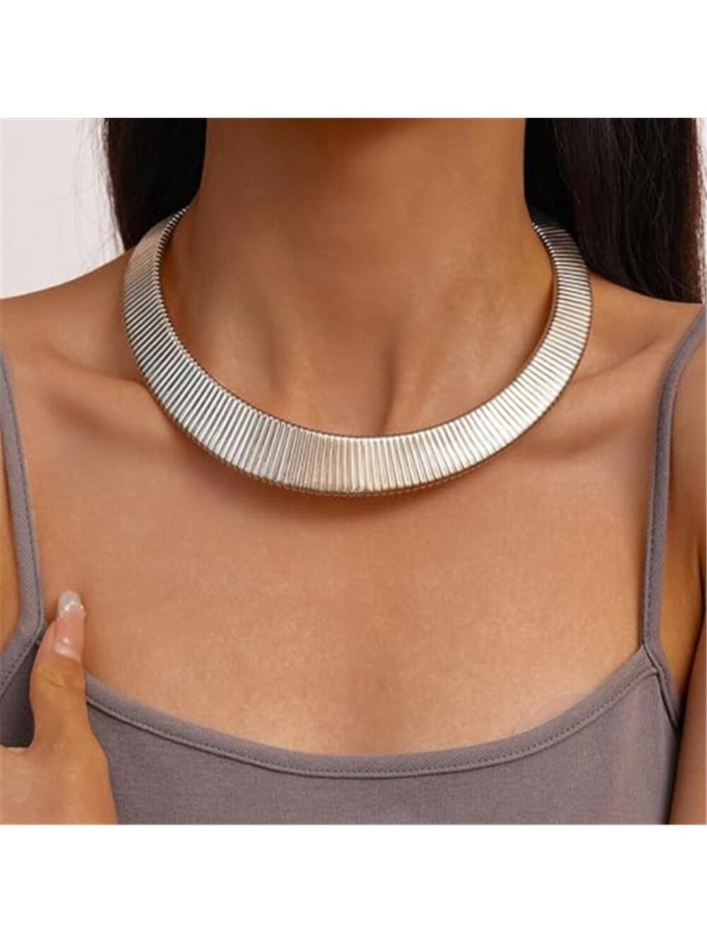 Chunky Gold Necklace Choker Necklace for Women Chain Necklaces Statement